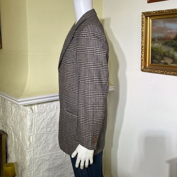 Nino Cerrutti 1881 Cashmere Houndstooth Blazer Made in Italy - Picture 5 of 13